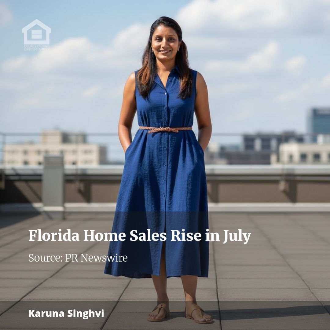 Fla.’s Housing Market: Closed Sales and New Pending Sales Rise in July