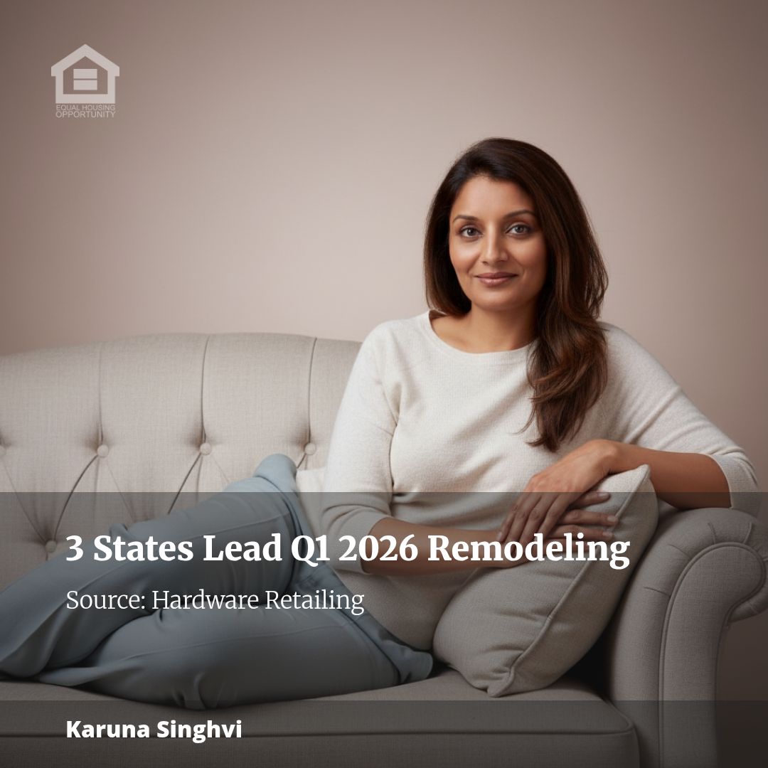 NAHB Research Finds Three States Lead Q1 2026 Remodeling Activity