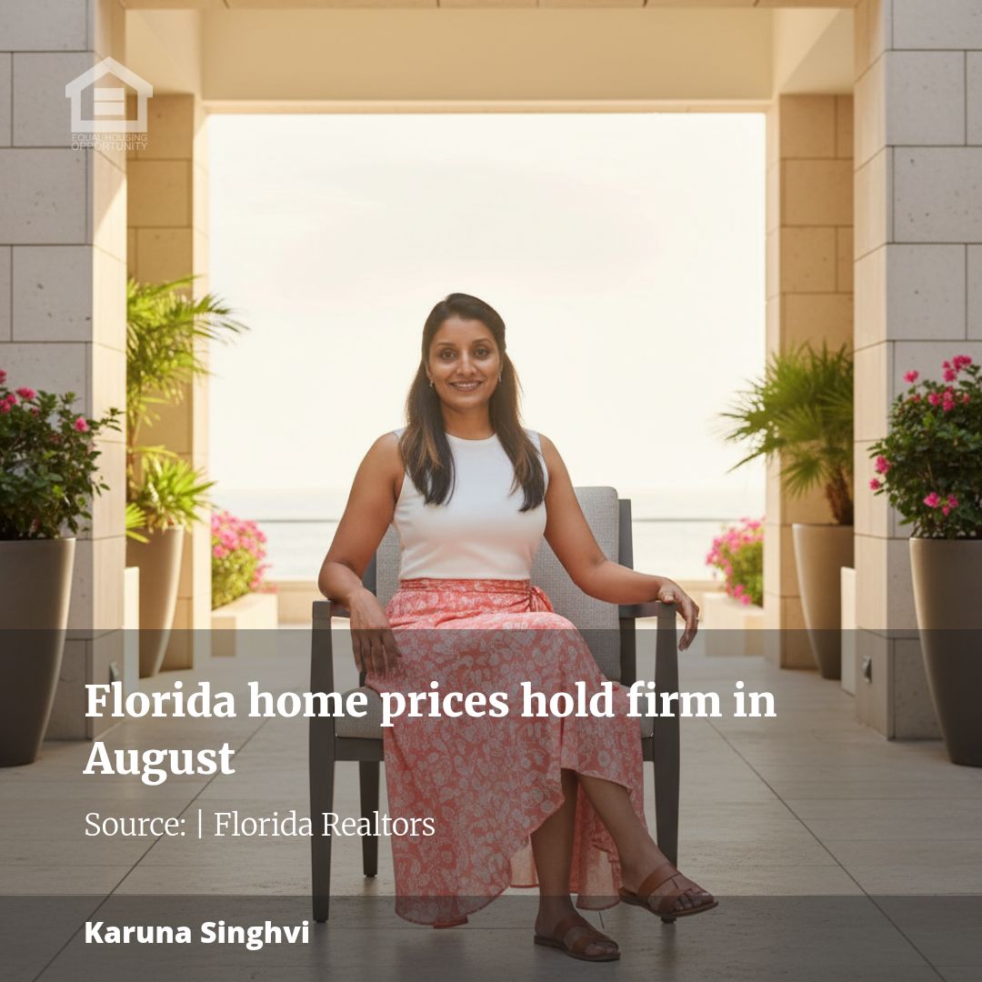 Florida home prices hold firm in August